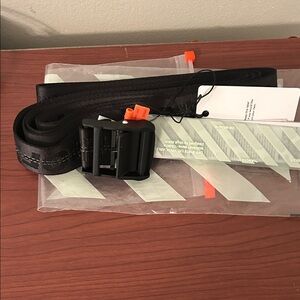 Off White Classic Industrial Belt Black